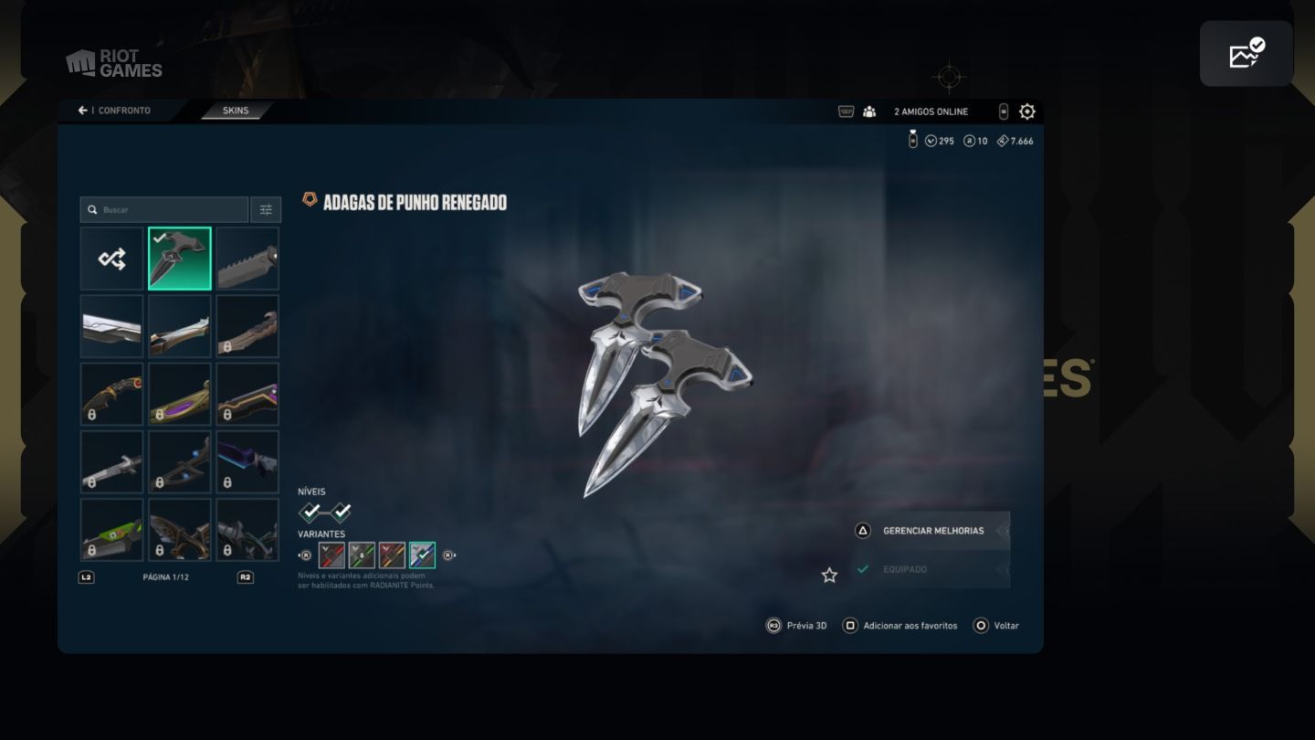 Conta muito boa com 4 vandal