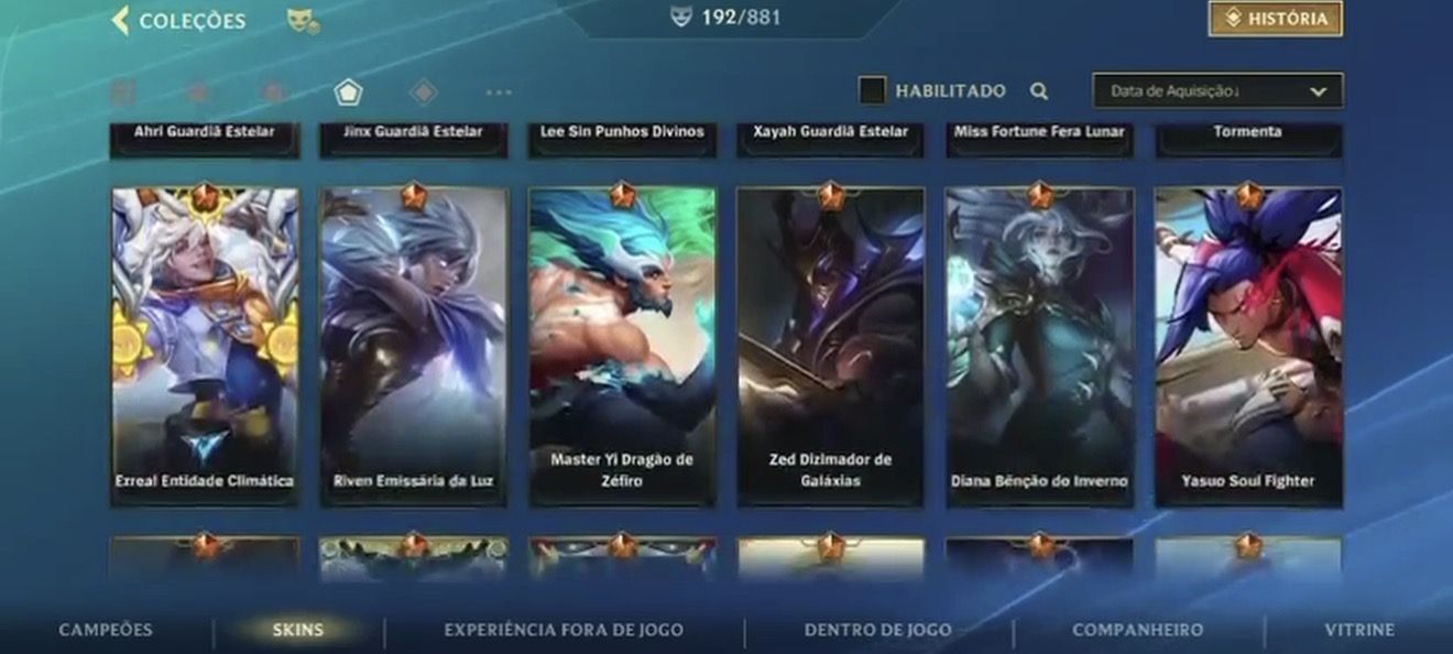 Conta Wild rift com Lux prestígio e Yasuo prestigio