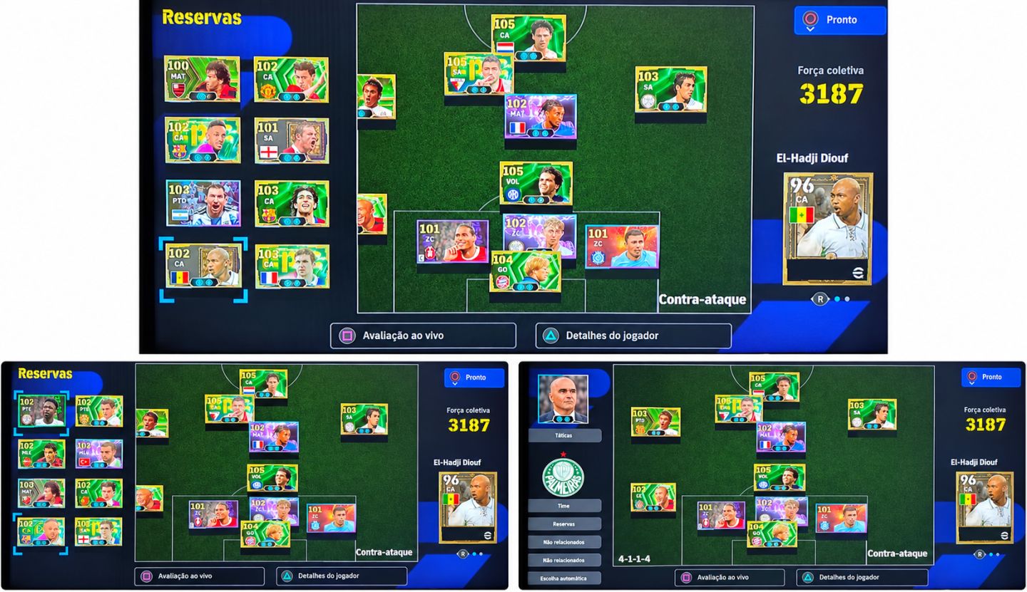 CONTA EFOOTBALL BOA!!!!! PSN (Playstation) Força de 3185 ótima para iniciantes.