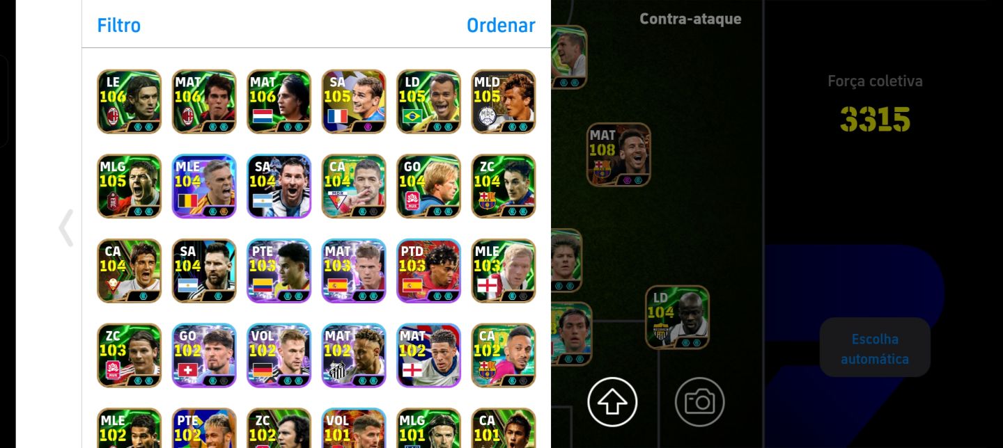 Conta efootball 3315 de força , melhor preço