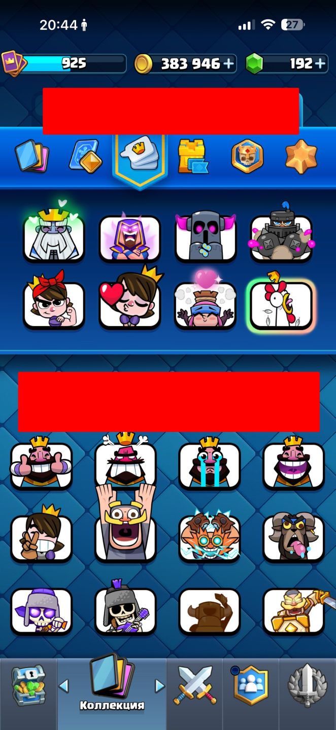 Clash royale conta / Arena 15 /Trophies 5000 /cartas 99 /cartas lendarias 11