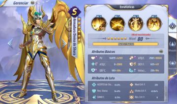 A147 - Conta top15 - Saint Seiya Awakening - Conta Bem Buildada