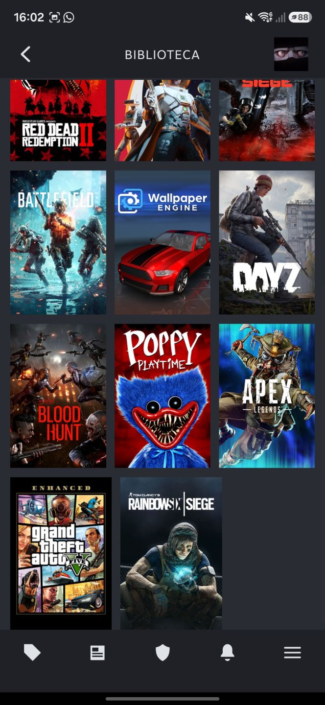 Conta Steam [Red Dead 2] e +4 jogos em alta.