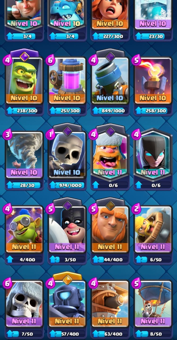 CLASH ROYALE (PASSE ATUAL ATIVO) ALTAMENTE GEMADA +12 MIL TROFÉUS