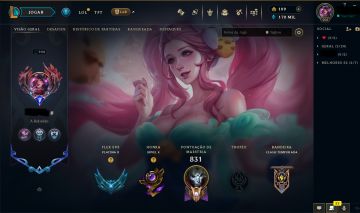 Conta Lol Platina full champs e muitas skins
