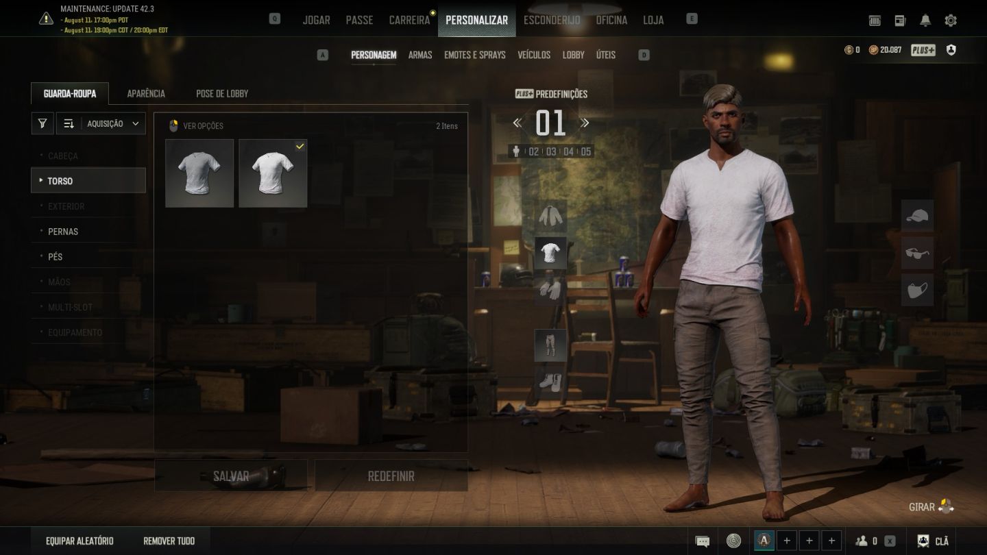 Conta pubg nova