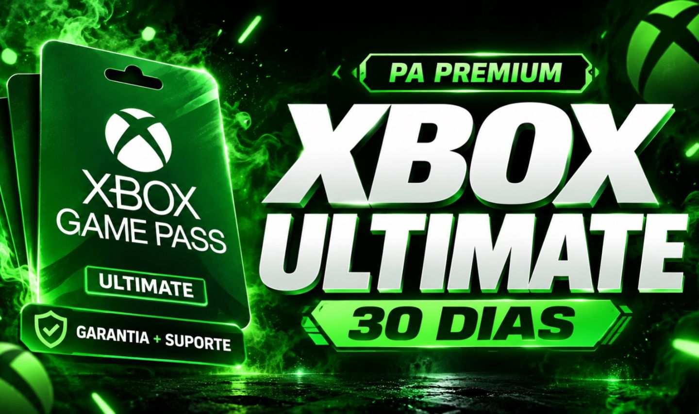 Xbox Game Pass Ultimate 30 Dias | PC, Xbox e xCloud | PA Premium -entrega manual