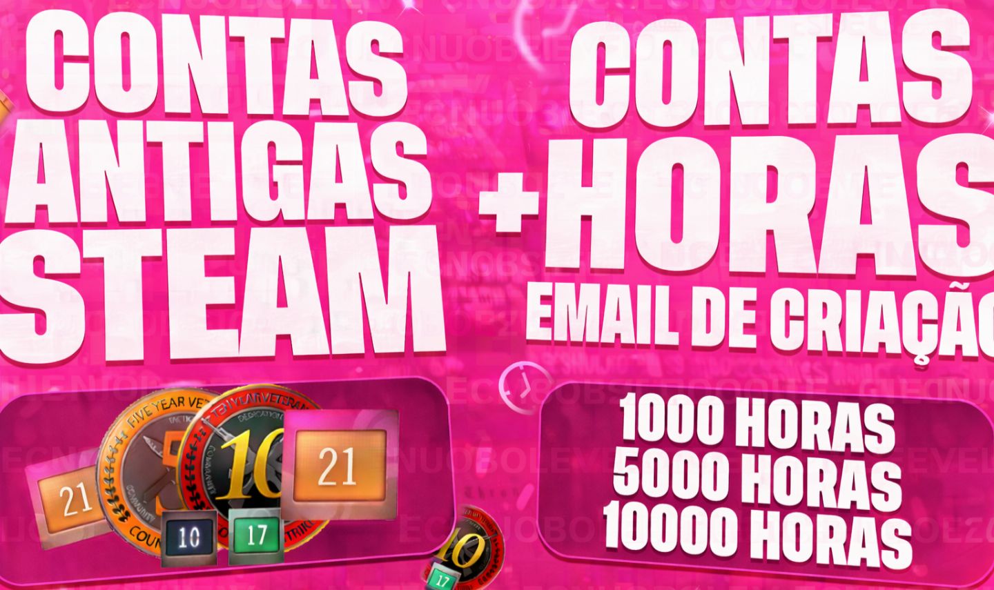 [ PROMOÇÃO ] CONTAS CS2 C/ MEDALHAS E STEAM