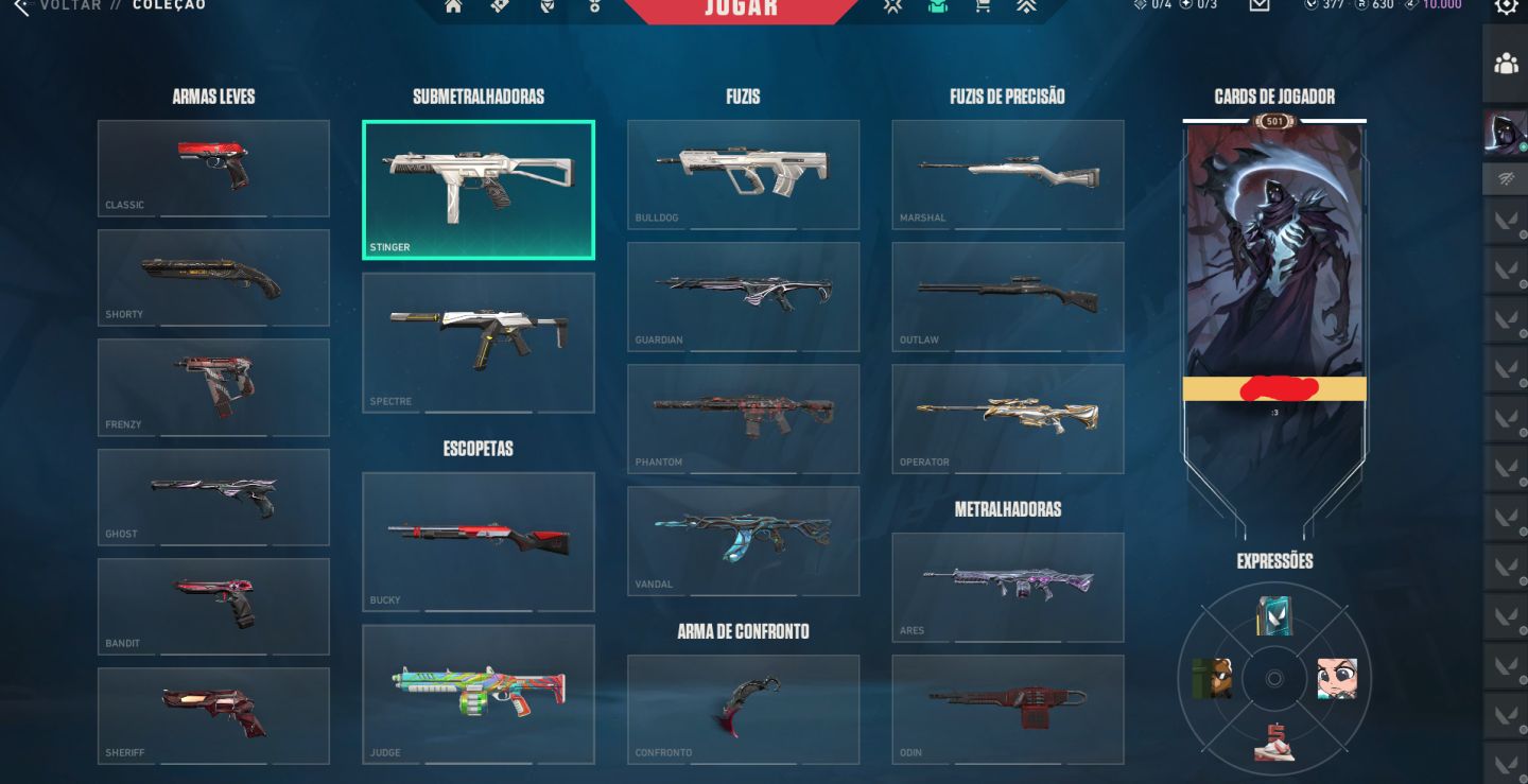 CONTA VALORANT IMORTAL 1 | KARAMBIT + BUTTERFLY + CHAMPIONS 2023