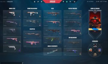 CONTA VALORANT FA VÁRIAS SKINS TOPS + R$700 GASTOS + PROMOÇÃO
