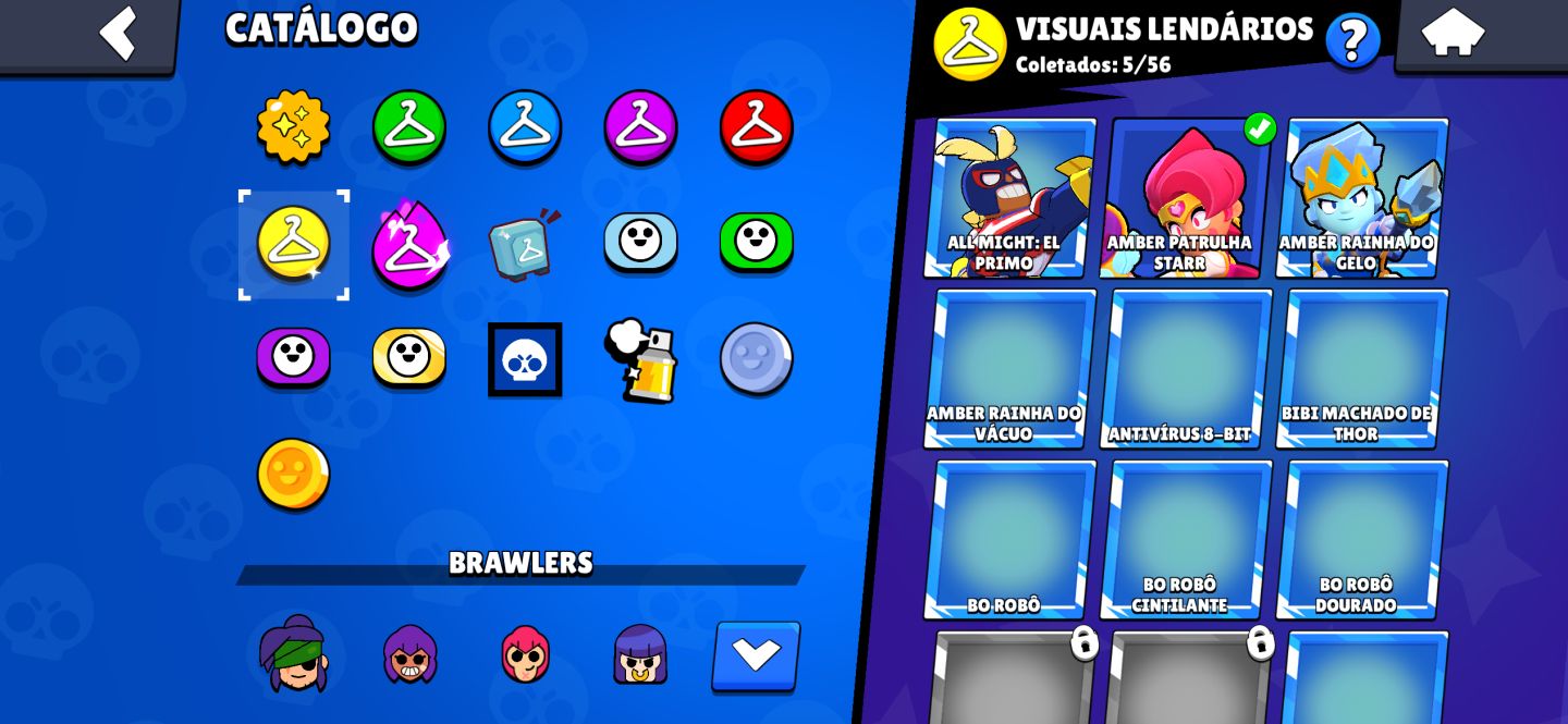 Conta Brawl Stars | 75 Brawlers | 36k Troféus