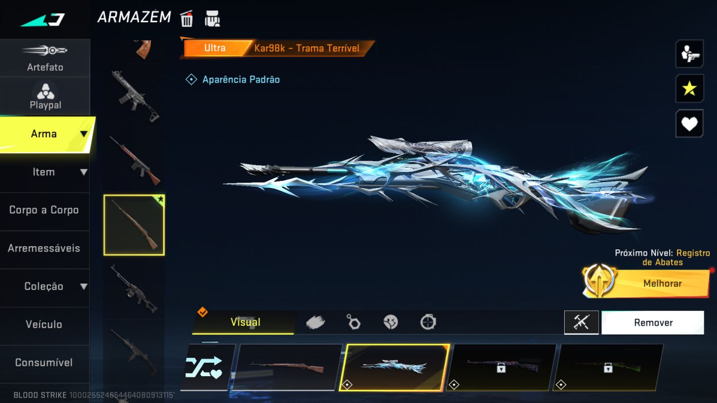 CONTA BLOOD STRIKE | DIAMANTE III | P90 FENDA FANTASMA + M4A1 ESPECTRO VIOLETA