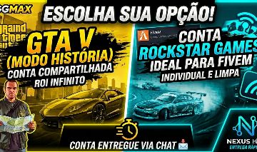 CONTA ROCKSTAR GAMES / SOCIAL CLUB ENTREGA RAPIDA | IDEAL PARA FIVEM / GTA V