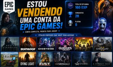 CONTA EPIC GAMES | 112 JOGOS