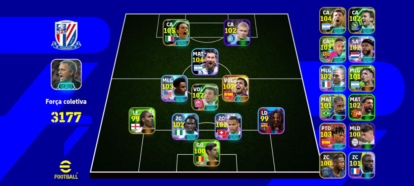 CONTA EFOOTBALL COM RODRI BIG TIME 108