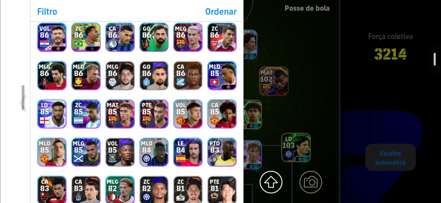 CONTA EFOOTBALL TOP COM RODRI 107!! ZICO + MALDINI + AGUERO BLITZ E+++!