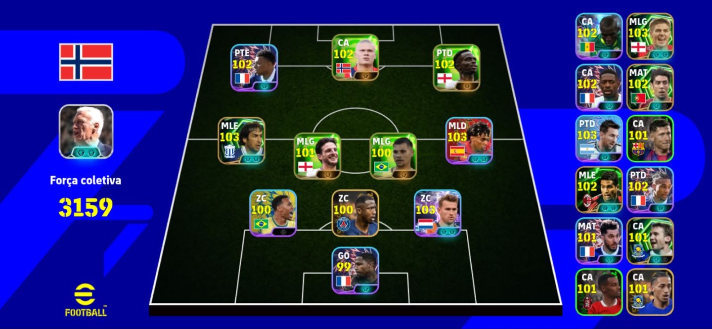 CONTA EFOOTBALL 2027 | PECK DA FRANÇA + DE LIGT 103 !!