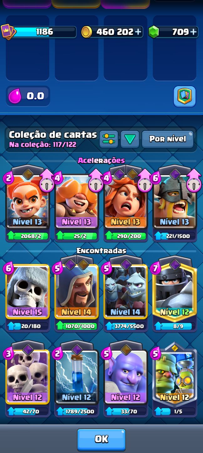 CONTA CLASH ROYALE PERFEITA PRA COMEÇAR DO ZERO E BEM ANTIGA (8 ANOS DE IDADE)