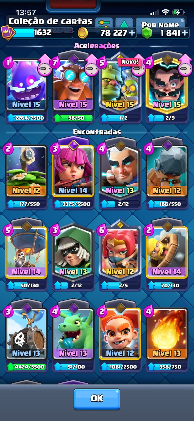 Conta Clash Royale