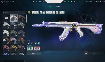 Conta Valorant com 31 skins compradas,, Full agentes, peak elo imortal 1.