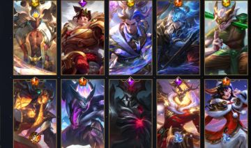 Todas as skins do Xin Zhao + Aatrox lanternas draconicas de prestígio