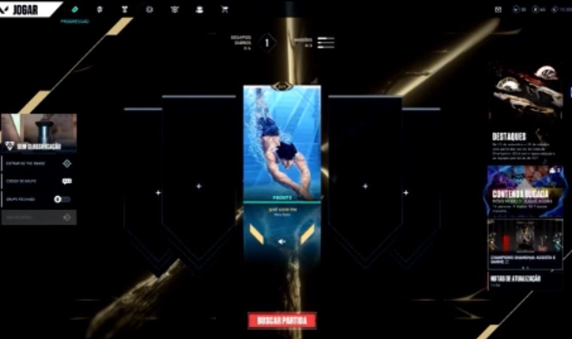Conta Valorant ascendente mais de 9 skins de vandal e faca vct e karambit saq