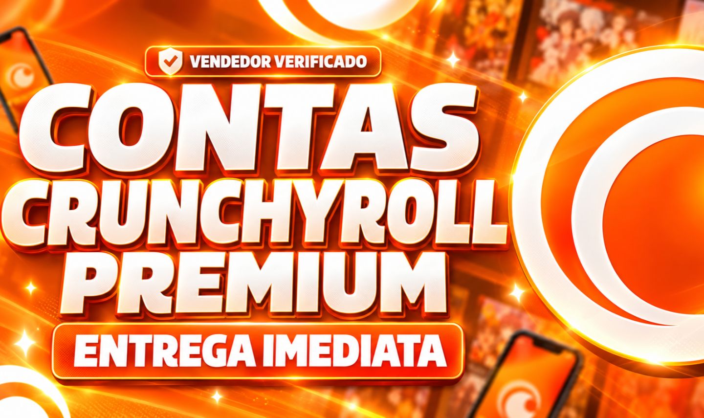 [MENOR PREÇO] CRUNCHYROLL PREMIUM + ENTREGA RÁPIDA