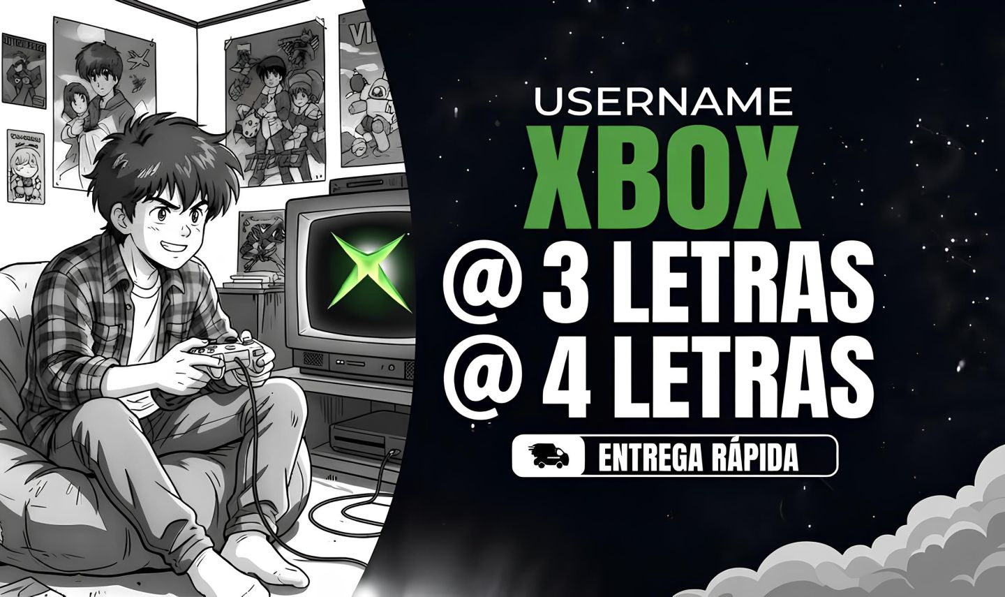 CONTA XBOX | USER 3 LETRAS, 4 LETRAS (USERNAMES: 3L, 4L, PALAVRAS)