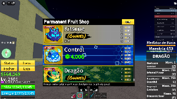 CONTA BLOX FRUITS COM DRAGON PERMANENTE - Roblox - Blox Fruits - GGMAX