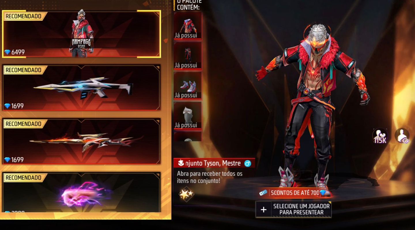 LOJA PRIME FREE FIRE - SETEMBRO