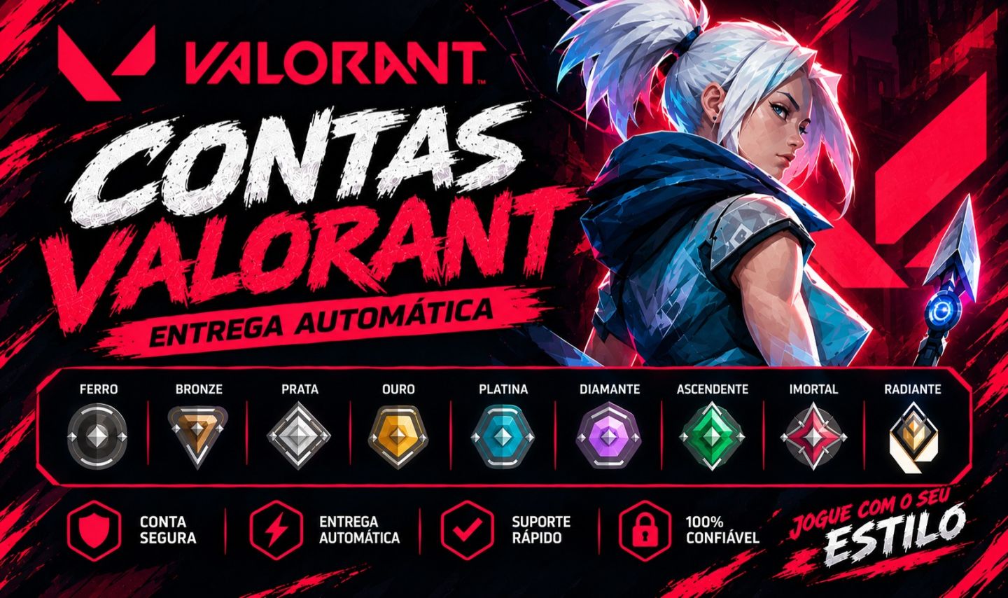 Conta Valorant Full Acesso | Escolha Seu Rank | Entrega Imediata