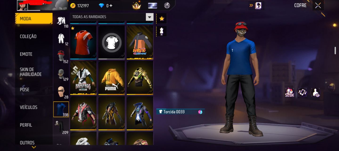 CONTA DE FREE FIRE COM MAIS DE 7 ANOS MUITO RARA E COM MAIS DE 2K GASTO
