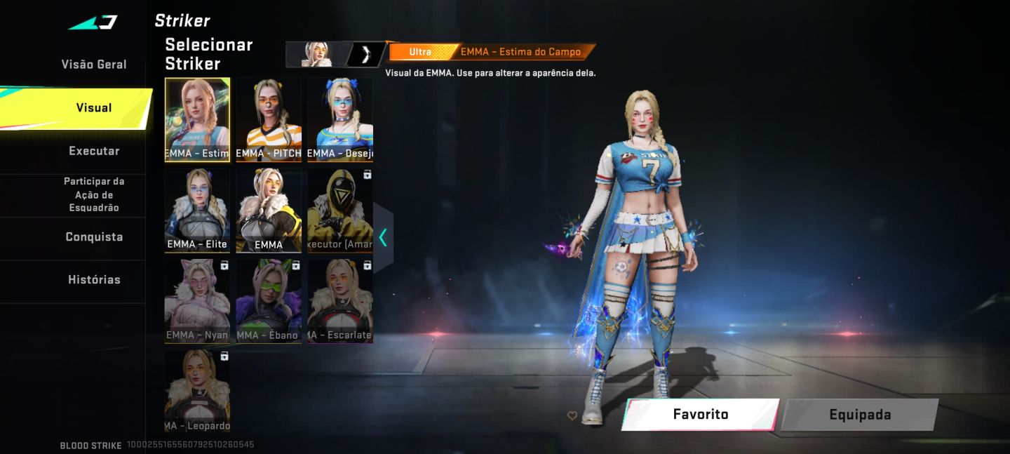 CONTA DE BLOOD STRIKE GEMADA SKINS TOP + ARMAS UPADAS FULL ACESSO