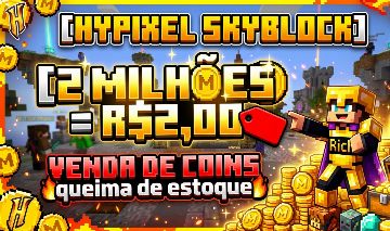 QUEIMA DE ESTOQUE - SAINDO DO HYPIXEL SKYBLOCK