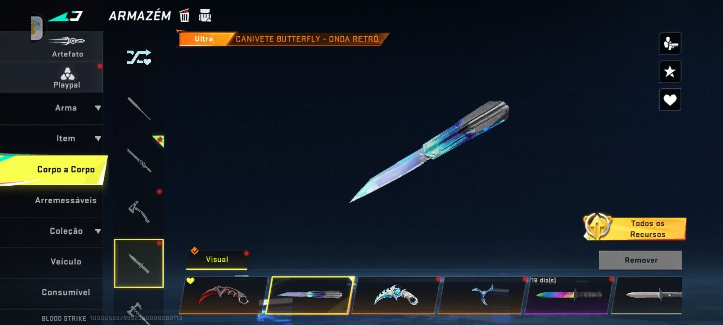 CONTA BLOOD STRIKE COM BASTANTE ITEN RARO ANTIGO E ATUAL