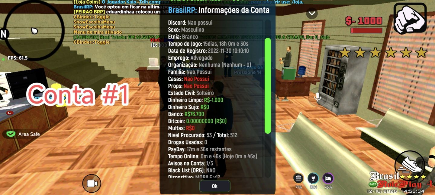 CONTAS BOAS DE BRP(BRASIL ROLEPLAY)