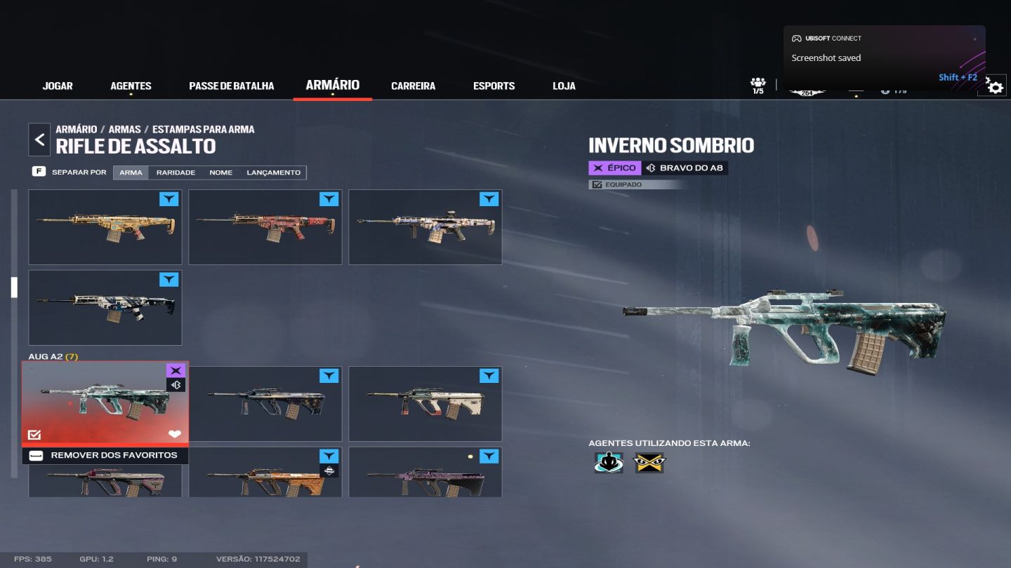 CONTA RAIMBOW SIX COM MUITA COISA LVL264