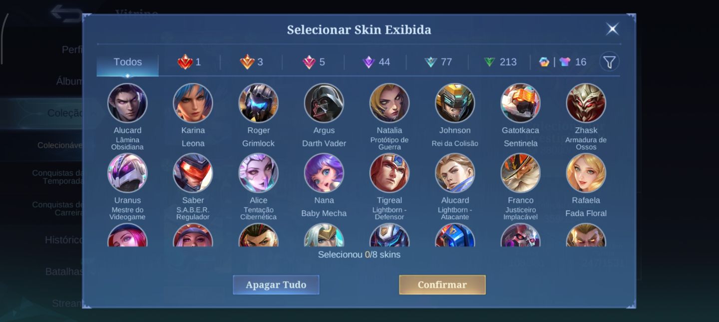 Conta Mobile Legends