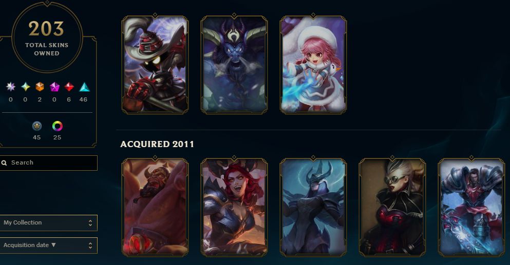 Conta Full Chall em varias Seasons e Skins UNICAS COM TAG PRO