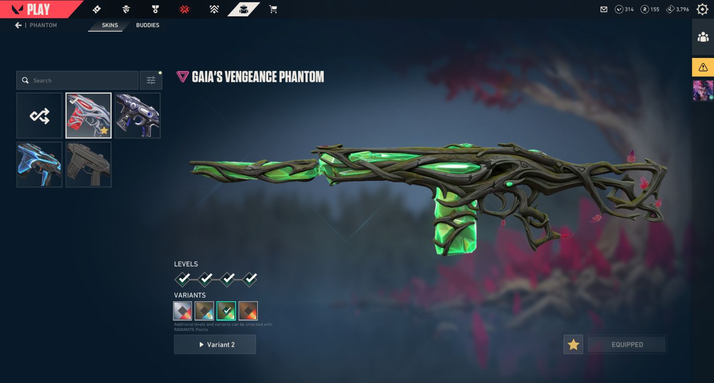 CONTA VALORANT - MUITAS SKINS - R$500 GASTOS