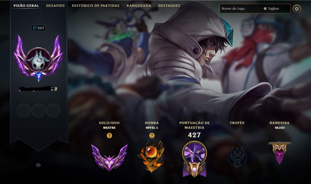 CONTA LOL MESTRE SOLOQ/FLEX