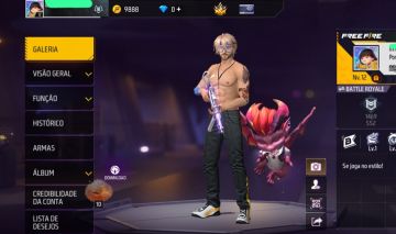 Conta free fire bot nível 12