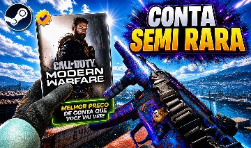 CONTA DE CALL OF DUTY MODERN WARFARE 2019 SEMI RARA