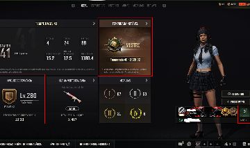 CONTA PUBG TIER 3, Lv.280, PLUS ATIVADO, ACER TOQUE DEMONIACO LEVEL 6, 7 ANOS