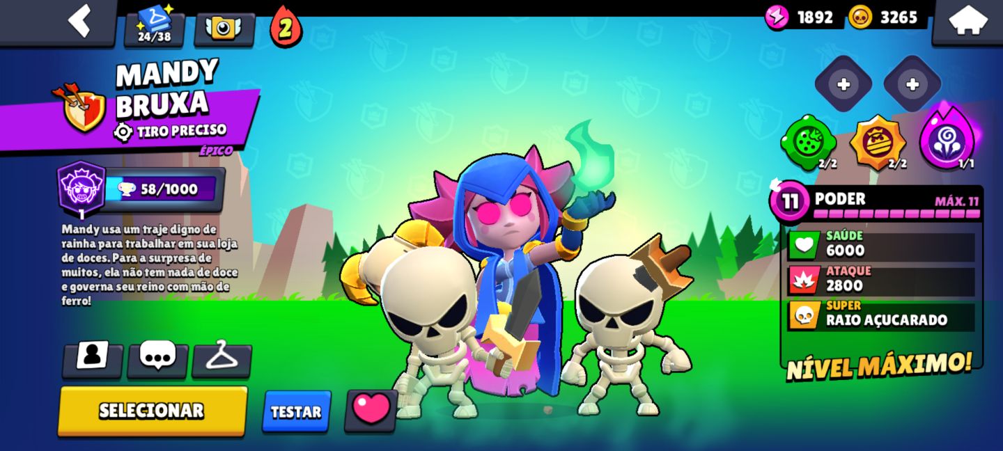 Conta Brawl Stars 61.618 Troféus, 107 Brawlers e Muitas Skins!
