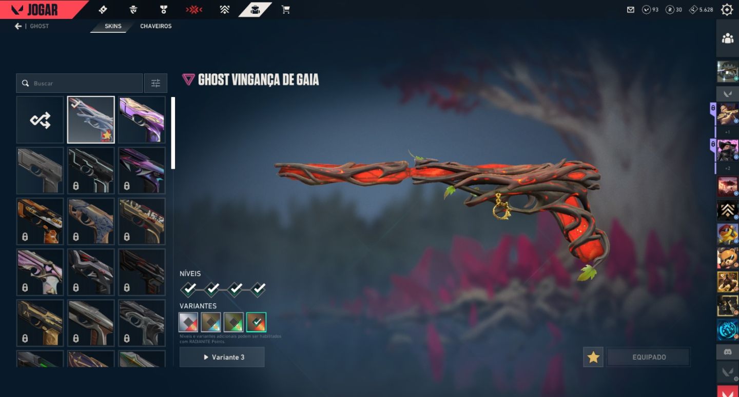 Conta valorant com varias skins inclusive 2 limitadas