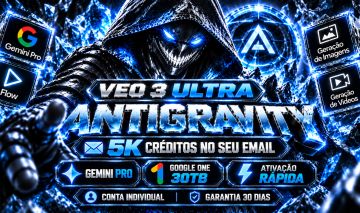 CONVITE GOOGLE ULTRA ANTIGRAVITY | X20/5k CRÉDITOS NO SEU EMAIL 30 dias