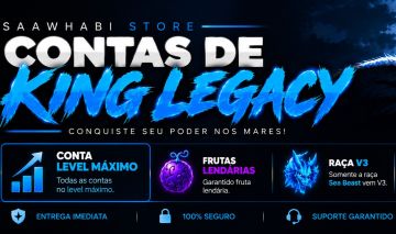 CONTAS KING LEGACY | LEVEL MAX | BLOOD MOON TWINS | SEA BEAST V3 | HAKI V2
