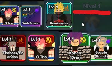CONTAS COM UNITS/PERSONAGENS RAROS - Anime Last Stand