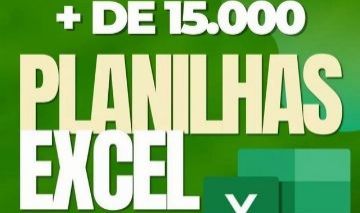 SUPER PACK EXCEL +15.000 PLANILHAS PRONTAS EDITÁVEIS + ENTREGA AUTOMÁTICA!